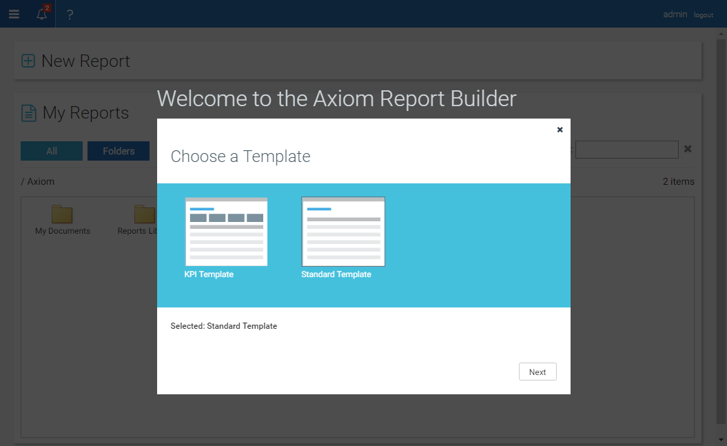 Create and view web reports