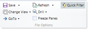 Quick Filter Sign Applying a Quick Filter to a report