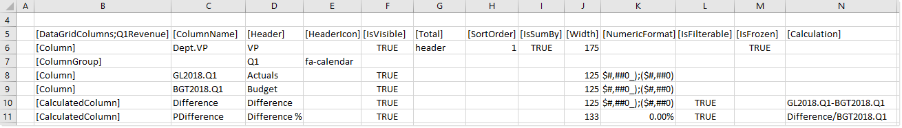 Data Grid component for Axiom forms