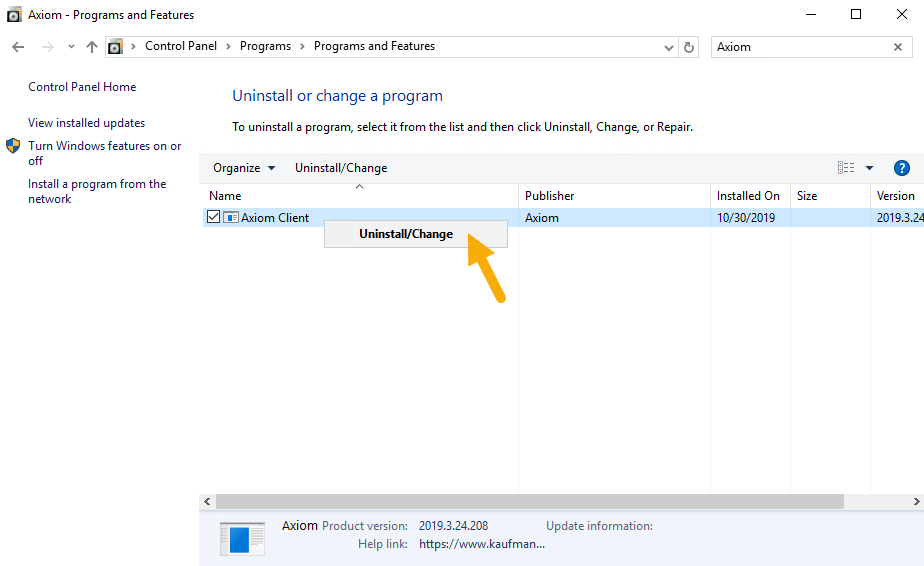 Cannot start application error