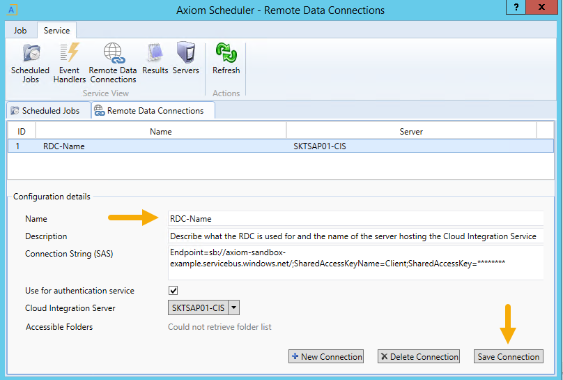 Remote data connection fails in sandbox cloud instance after a refresh
