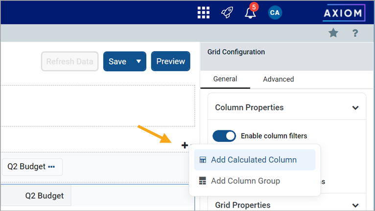 Creating new web reports