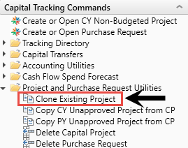 Cloning an existing project