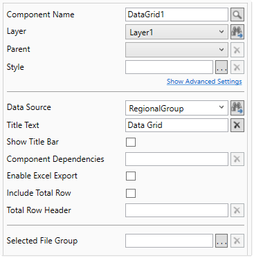 Using the HierarchicalGrid data source with Data Grid components