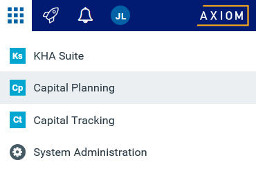 Working with the Capital Dashboard