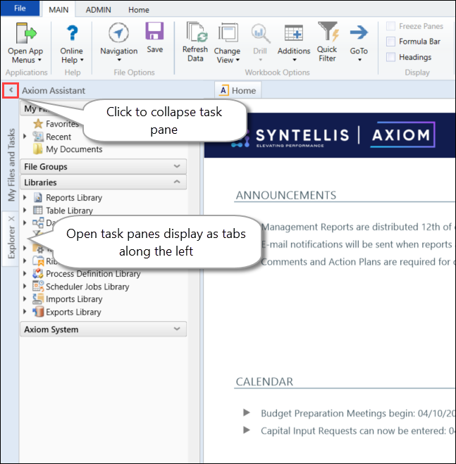 About the Desktop Client interface