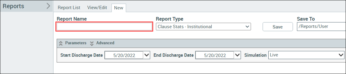 Report Base Format Create a new standard report